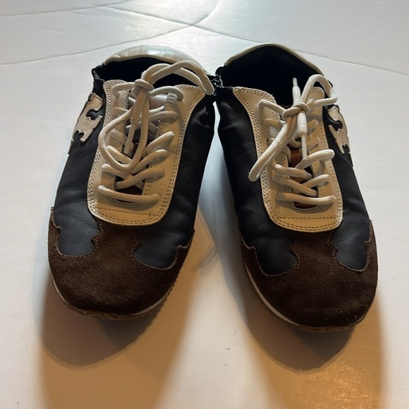 Tory Burch Black and Brown Athletic Shoes - Picture 2 of 10